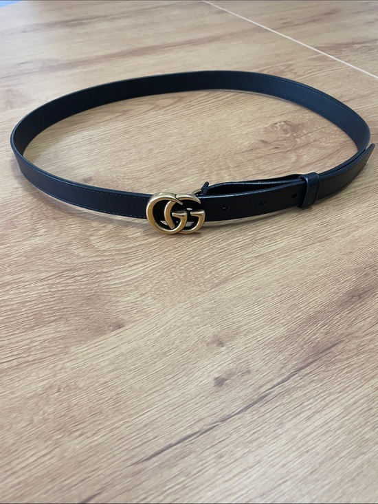 Gucci Accessories - Gucci Marmont black leather belt